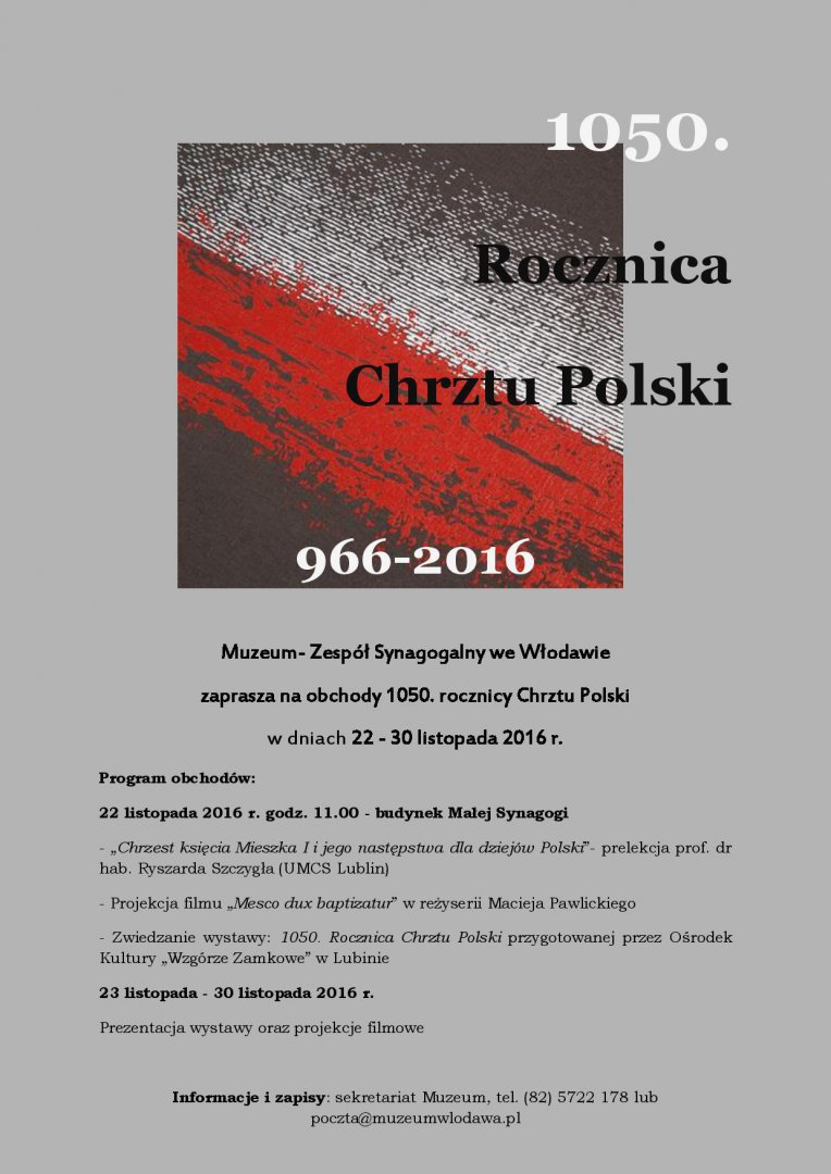 Obchody 1050. rocznicy Chrztu Polski